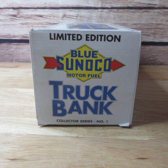Blue Sunoco Truck Bank Limited Edition Series 1 Working Lights/Doors 1993 - Picture 9 of 9